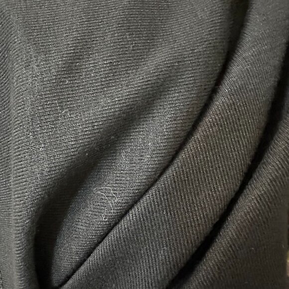 Women’s Black Midi Slip Dress with Side Ruched Drawstring – Size M - Picture 11 of 11